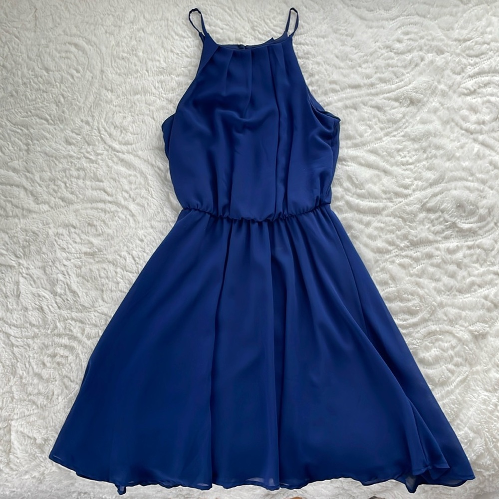 Navy extra small party dress
